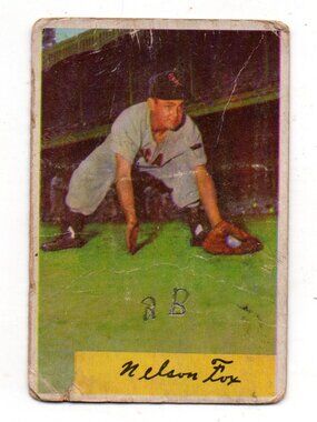 Vintage 1950s Baseball Card - Nelson Fox